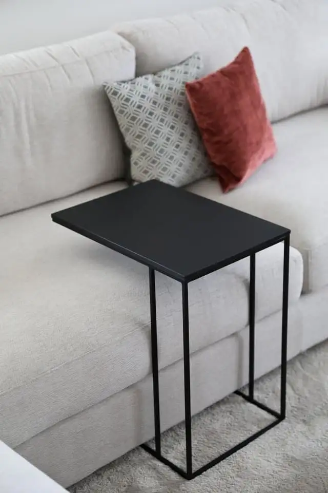 ترابيزة جانبية متداخلة للركنة حديد دهان الكتروستاتيك وخشب MDF عالي الجودة   MS-13037