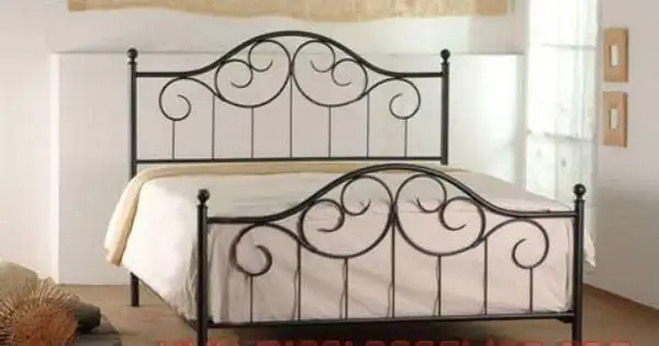 سرير مودرن مصنوع من ستيل دهان الكتروستاتيك MS-13156