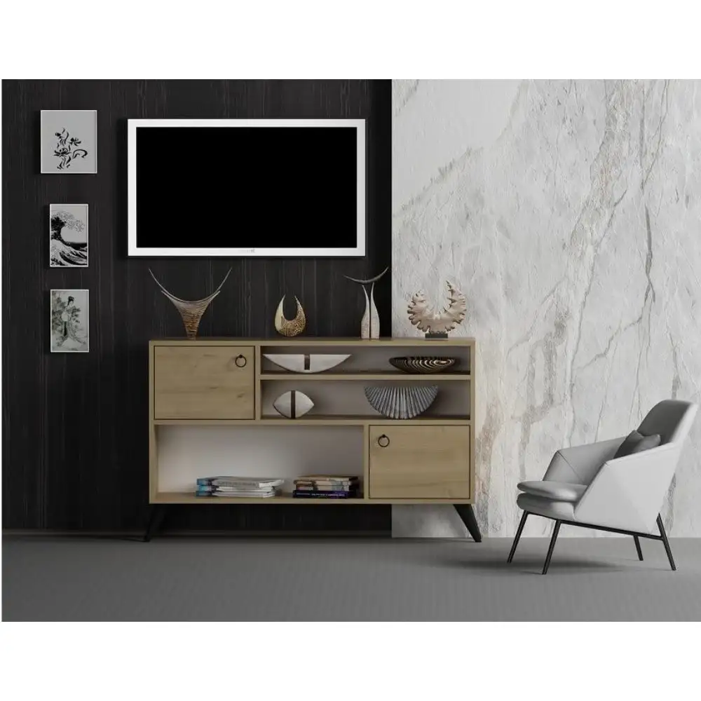 Modern TV unit MDF wood MS-10804