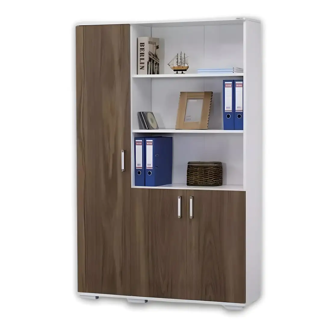 مكتبة تنظيم ملفات مودرن خشب MDF (160سم × 120سم × 40سم) - MS-12965