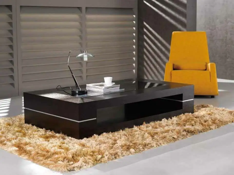 Modern coffee table MDF wood with water-resistant melamine layer MS-11492
