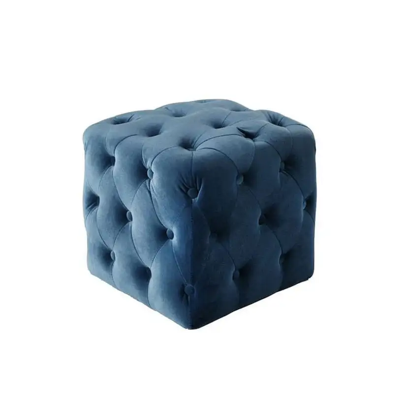 بوف كابتونيه مودرن مصنوع من خشب زان  وقماش قطيفة أو كتان MS-12881