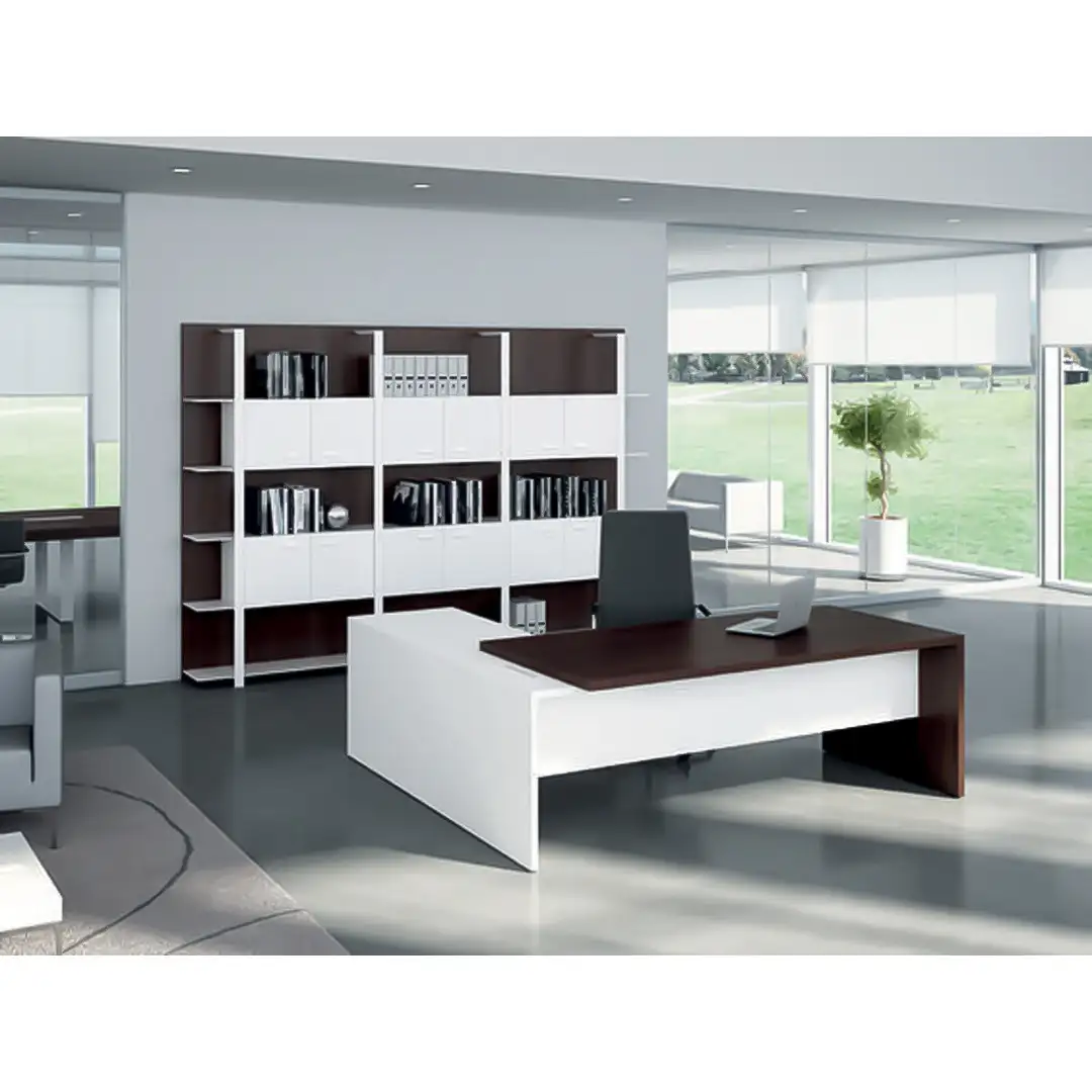 Modern Executive Desk MDF Wood (140 × 75 × 70 cm) MS-12915