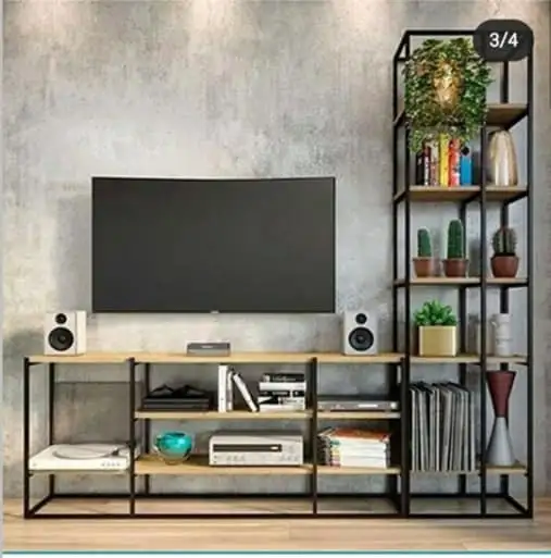 Modern TV unit steel & MDF MS-11828