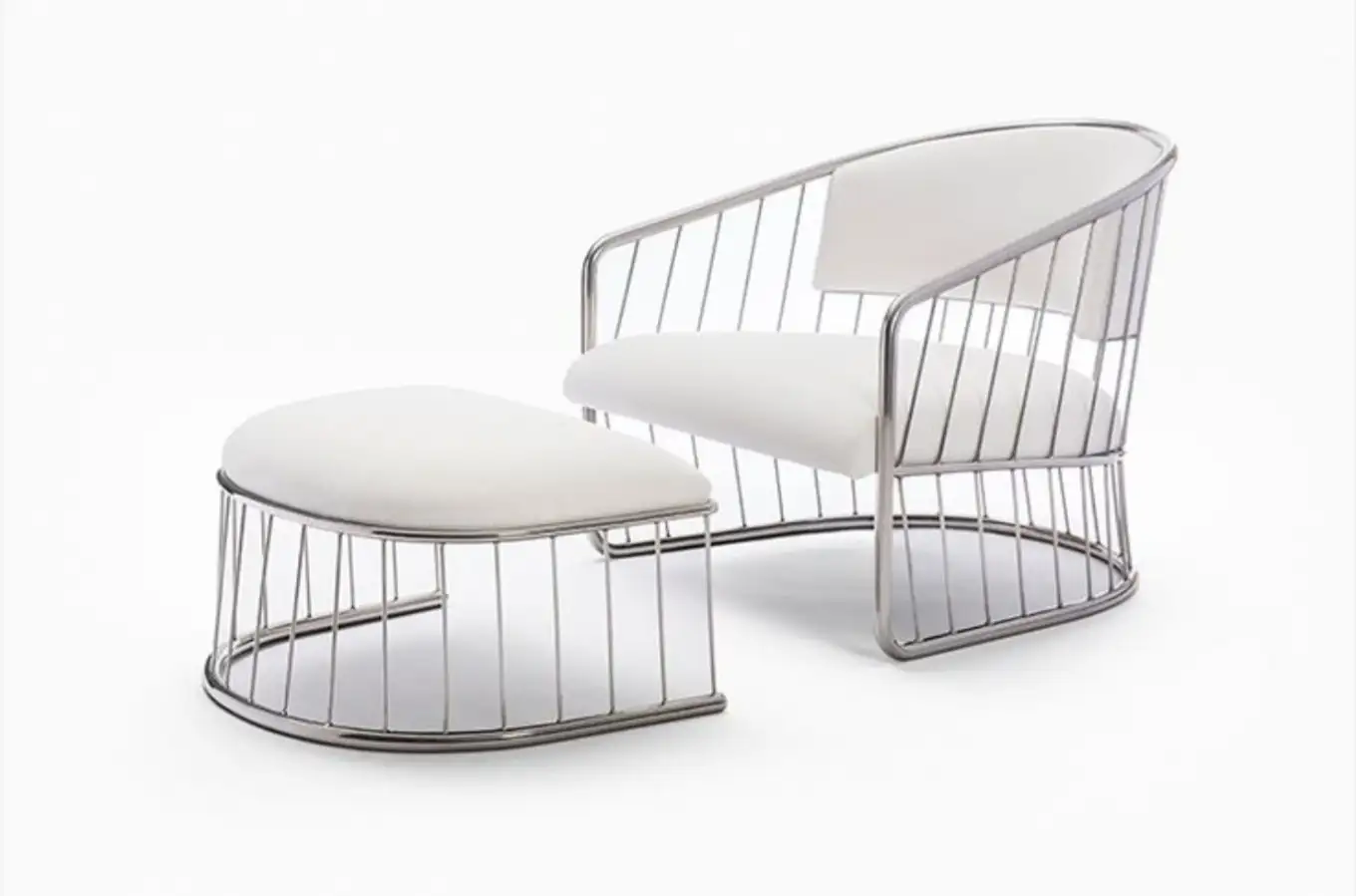 كرسي فوتيه مودرن + بوف خامات عالية الجودة MS-11908