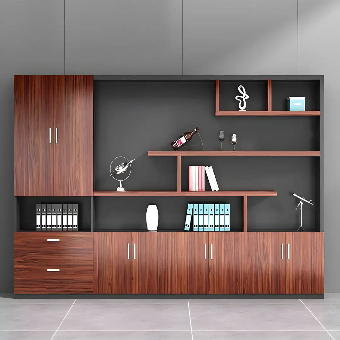 مكتبة ديكور مودرن خشب MDF (240سم × 200سم × 40سم) - MS-12977