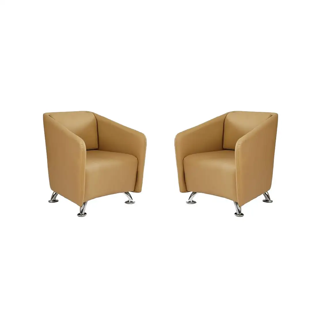 كرسي فوتية استقبال مكتبي خشب زان أحمر  MS-9808