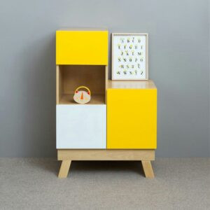 كومود متعدد الألوان خشب MDF عالي الجودة MS-9628