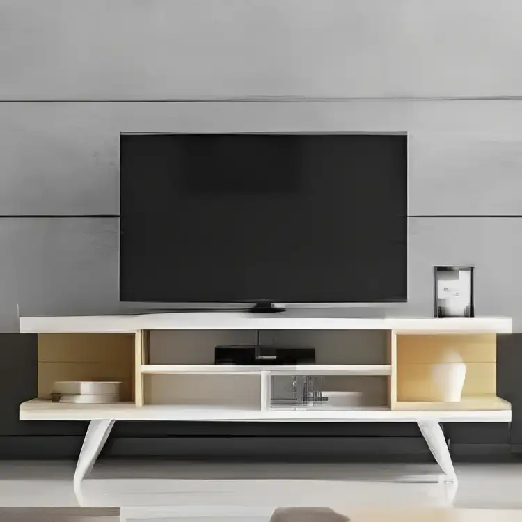 Modern TV unit MDF wood MS-10839