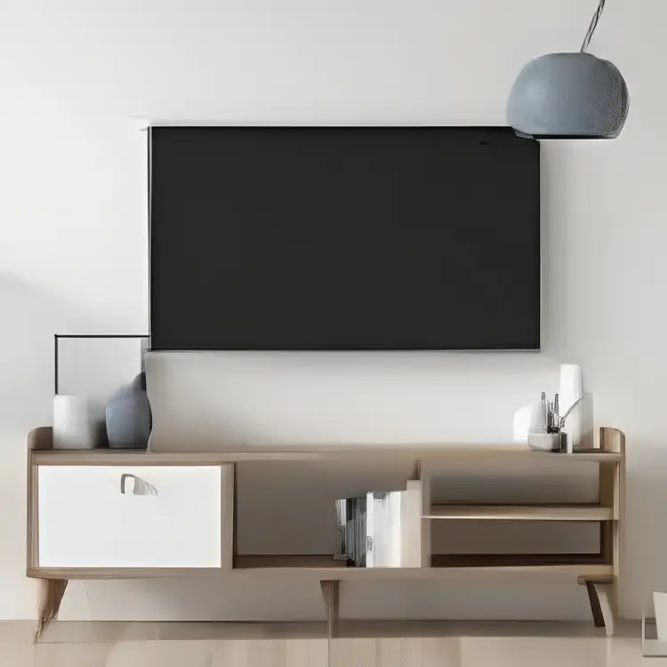 Modern TV unit MDF wood MS-10851