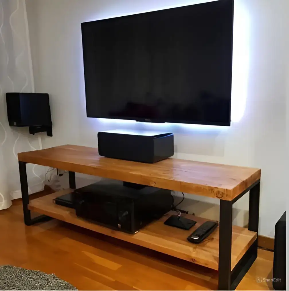 وحدة تليفزيون مودرن ستيل و خشب أم دي اف MS-11813