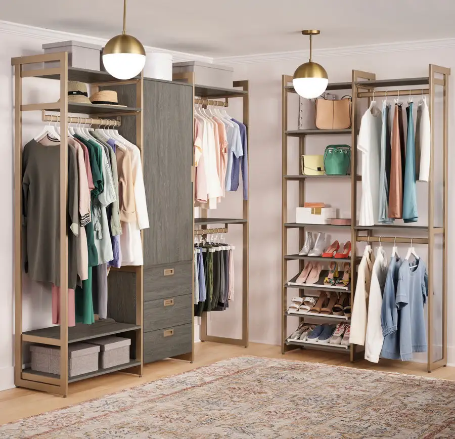 دريسنج روم مصنوع من خشب MDF شاسيه معدن MS-11634