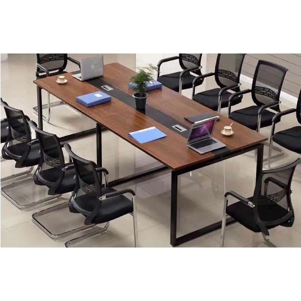 ترابيزة اجتماعات مودرن الطول : 120 سم العرض : 220 سم الارتفاع : 75 سم MS-13007