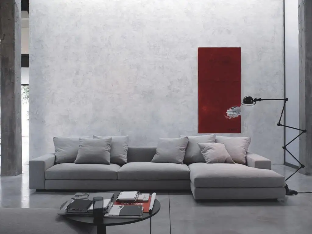 ركنة مودرن 280×180 سم خشب زان أحمر وقماش عالي الجودة MS-10939