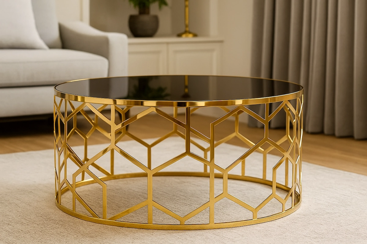 ترابيزة دائرية ستانلس ستيل بيور MS-13379