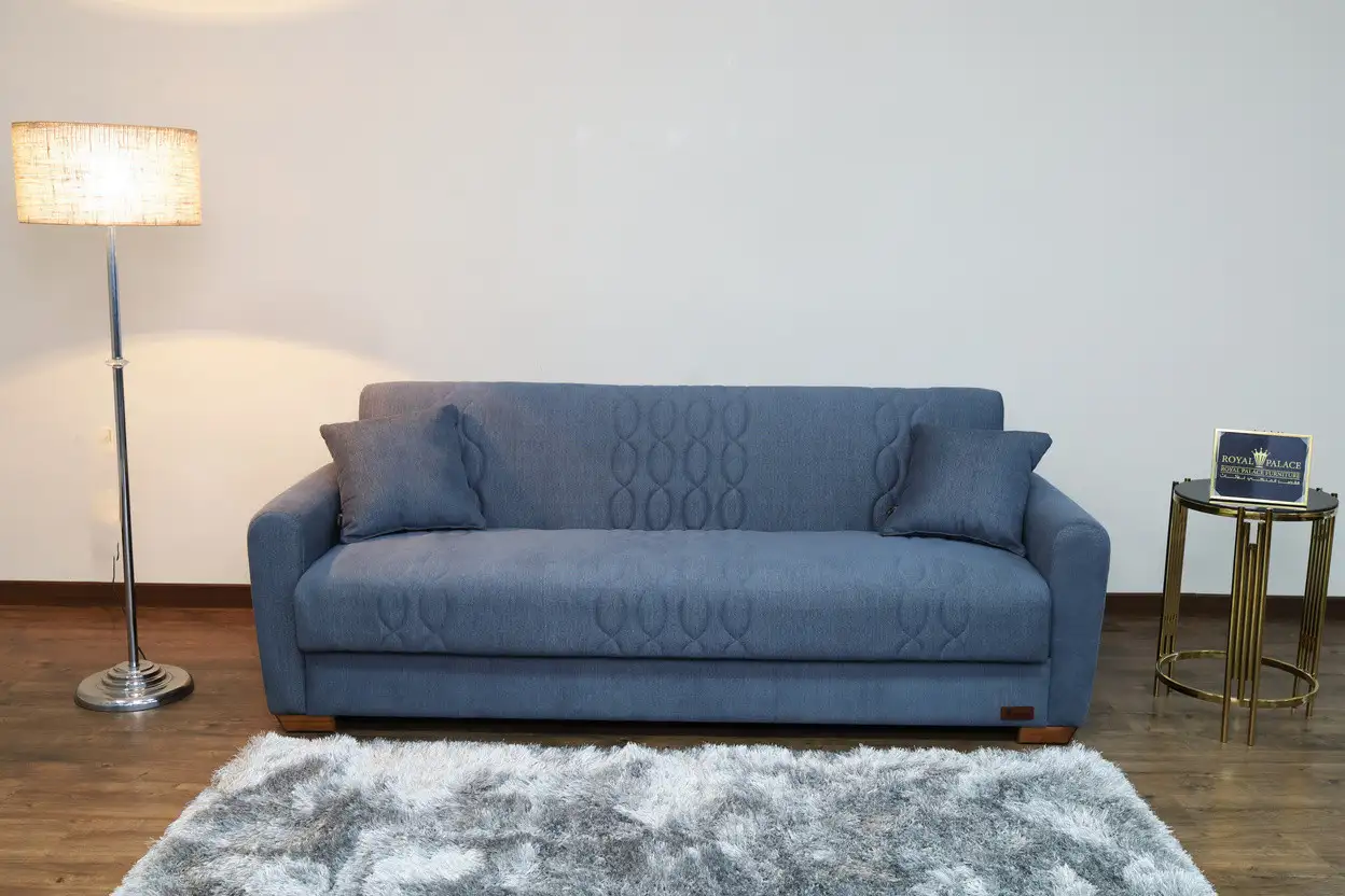 كنبة كان سرير وسحارة 3 مقاعد مصنوعة من خشب طبيعي عالي الجودة MS-021116