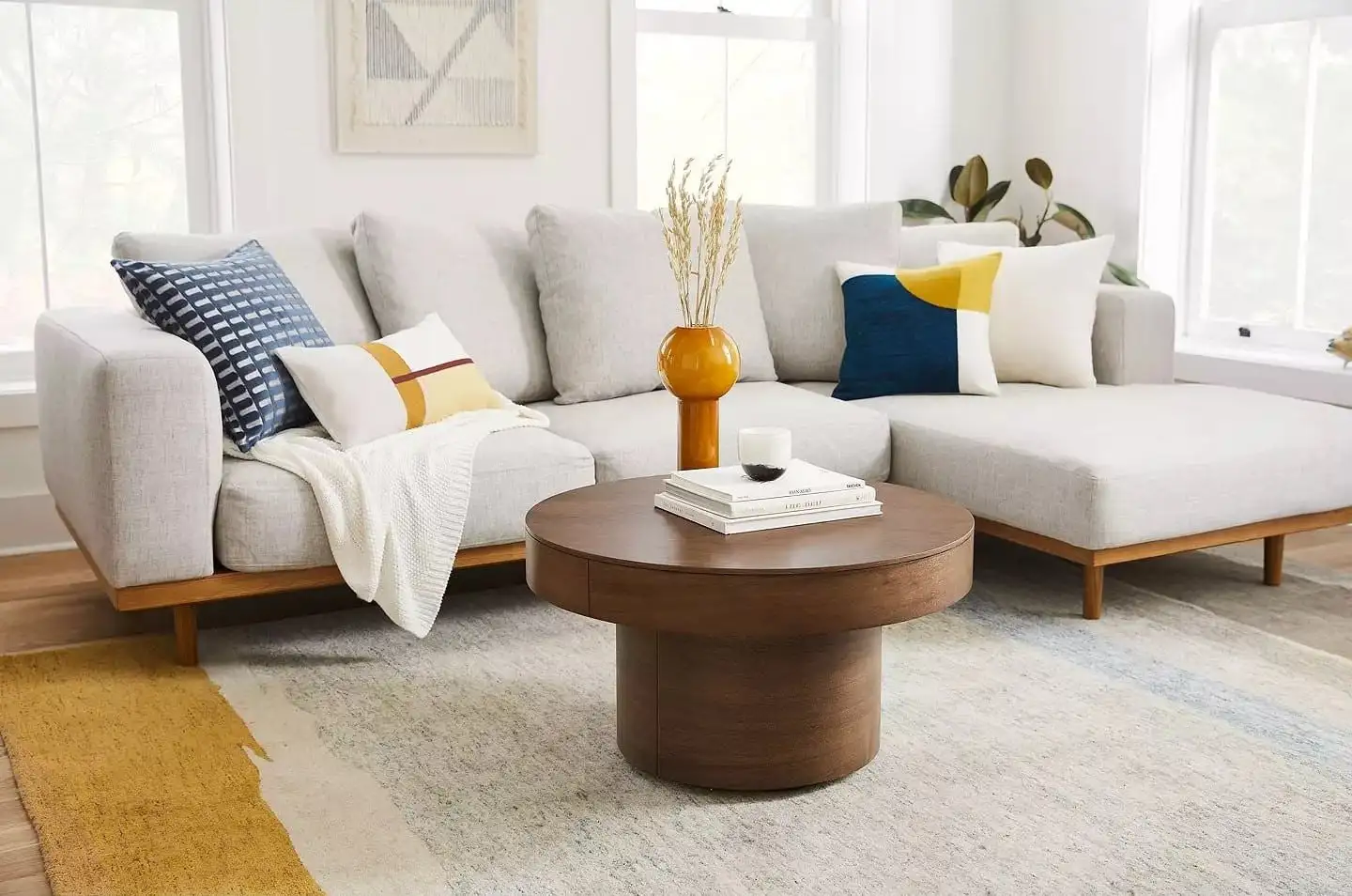 ركنة مودرن خشب زان أحمر وقماش كتان أو قطيفة عالي الجودة MS-10995