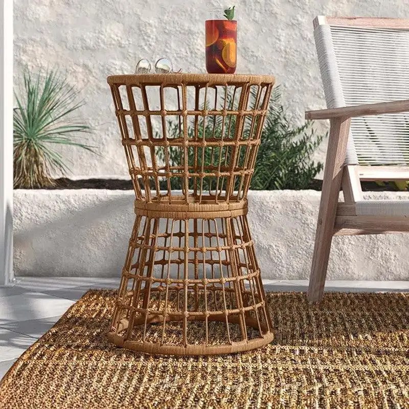 ترابيزه خارجية مصنوعه من رتان عالي الجوده MS-10135