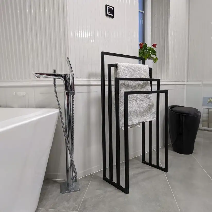 حامل فوط مودرن حديد دهان الكتروستاتيك MS-12589