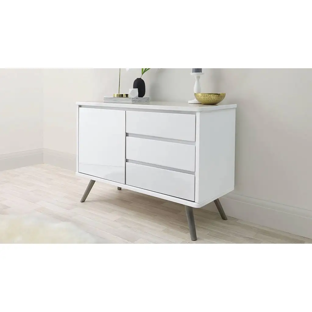 بوفيه مودرن مصنوع من خشب MDF مستورد مع طبقة ميلامين مضادة للمياه MS-11332