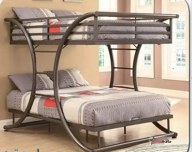 سرير أطفال كلاسيك دورين معدني حديد دهان الكتروستاتك MS-8780