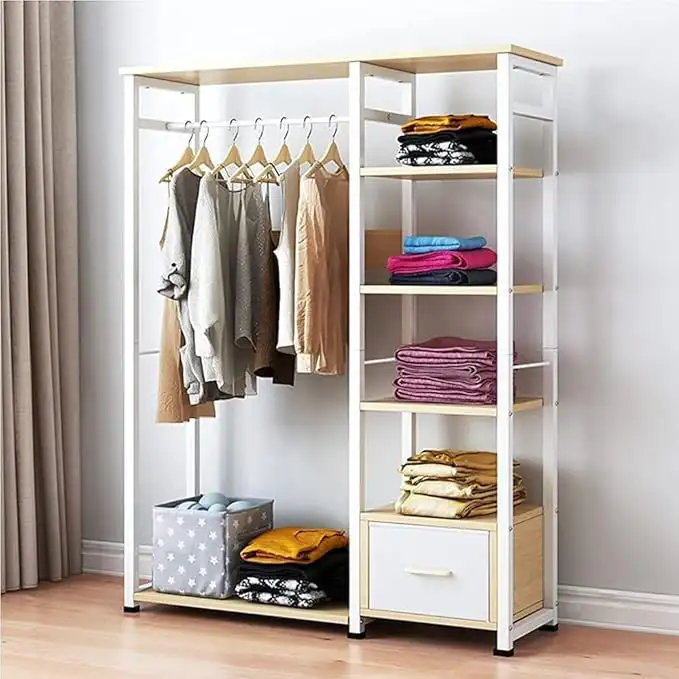 دريسنج روم مصنوع من معدن معالج الكتروستاتيك وخشب كونتر عالي الجودة MS-11589