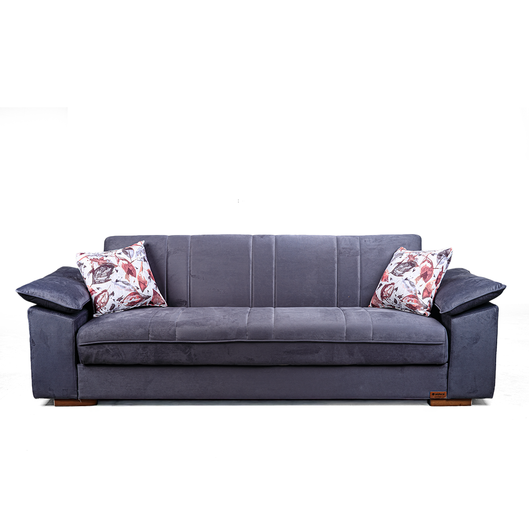 كنبة سرير ميلانو ثلاثة مقاعد يمكن تحويلها إلى سرير مع مكان للتخزين متعددة الألوان MS-13492