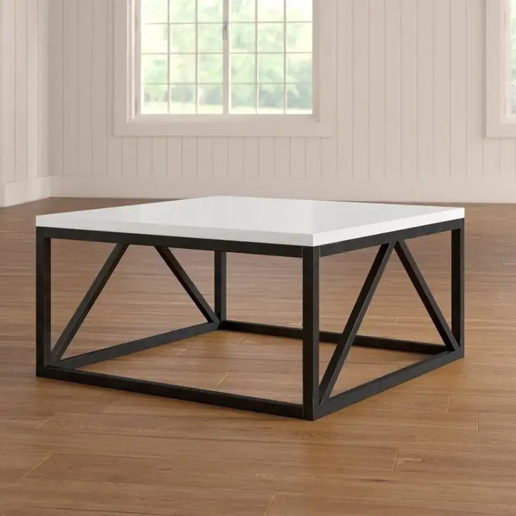 Modern side hospitality table MDF wood with water-resistant melamine layer MS-11950