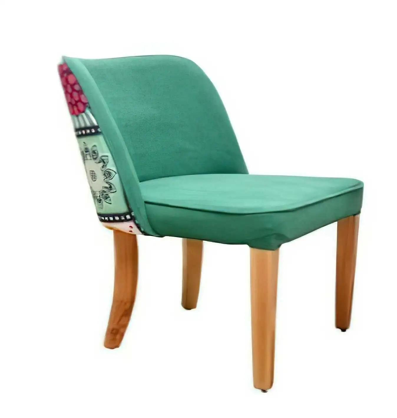 كرسي سفرة مودرن خشب كونتر طبقات قماش مستورد MS-7466