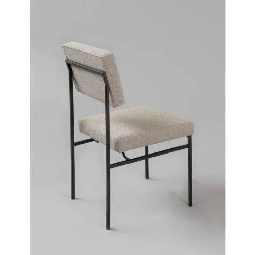 كرسي سفرة ستيل دهانات الكتروستاتيك و قماش كتان او قطيفه MS-11677