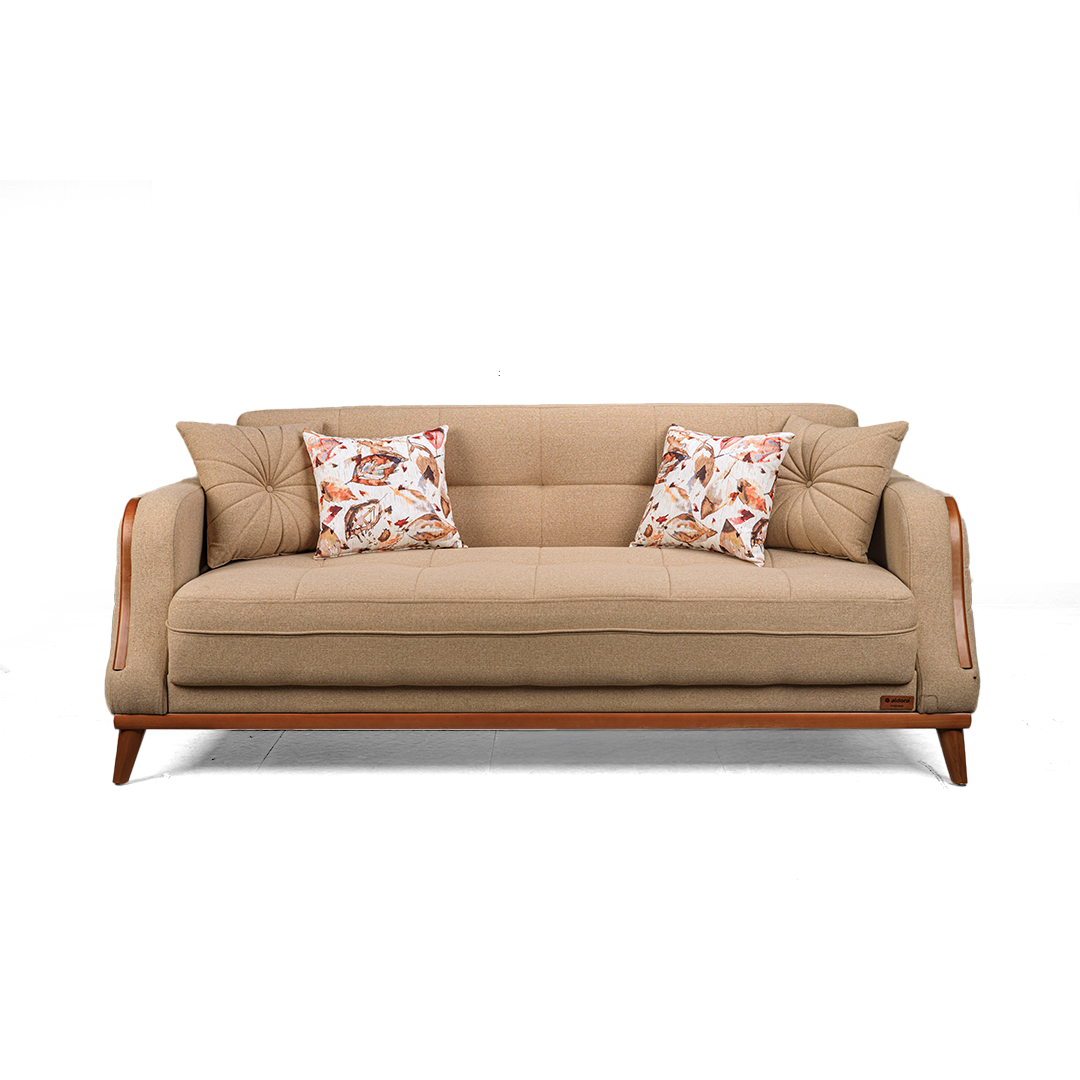 كنبة سرير ليندا ثلاثة مقاعد مع سحارة متعددة الألوان MS-13496