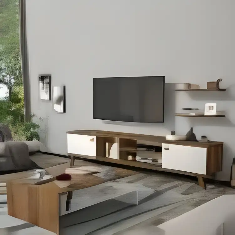 وحدة تلفزيون مودرن خشب ام دي اف MS-10794