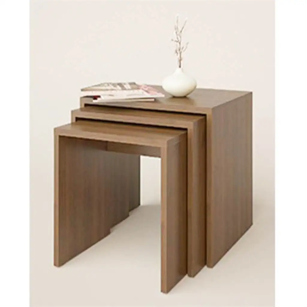 Modern side hospitality table MDF wood with water-resistant melamine layer MS-11524