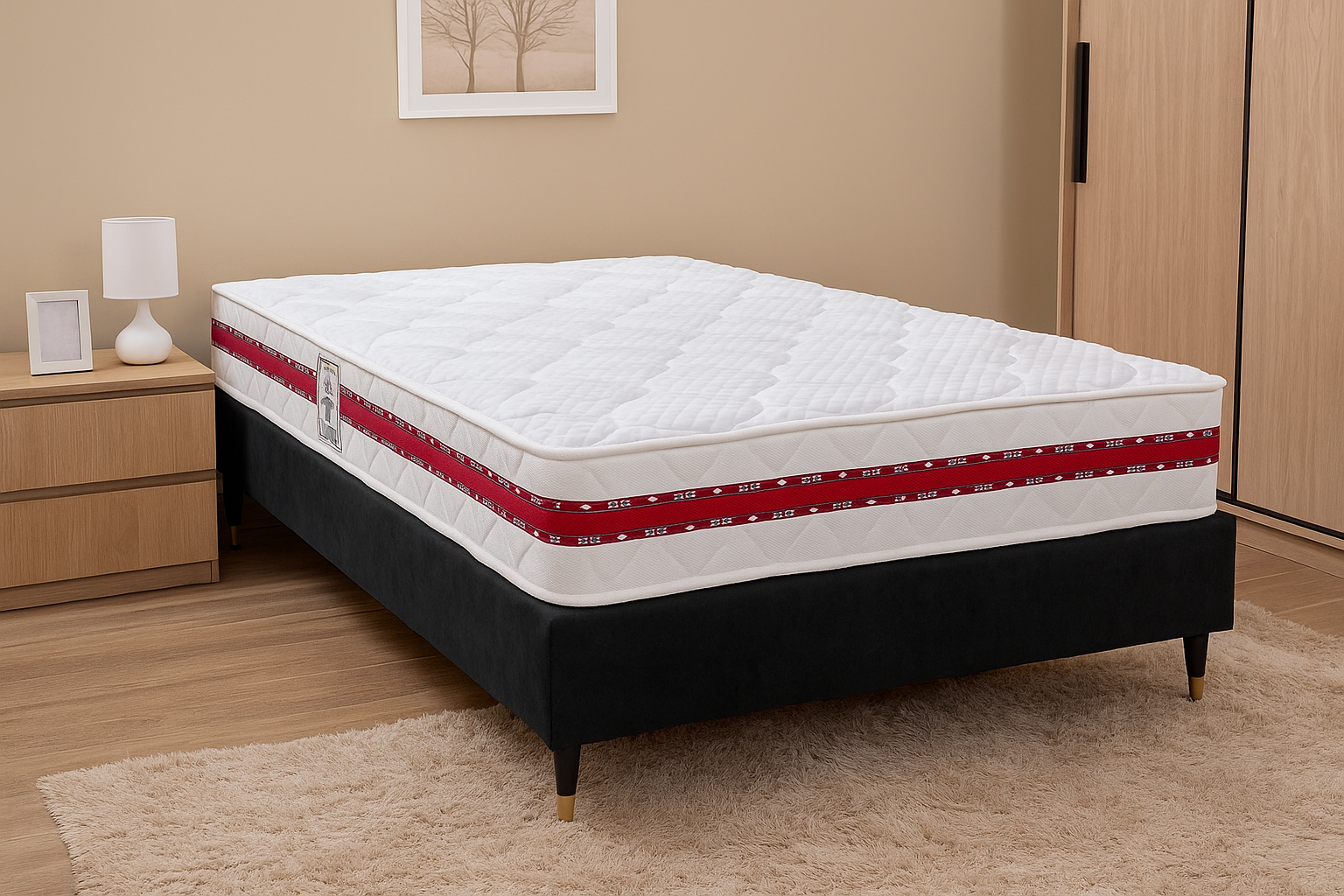 مرتبة رست CNC سوست منفصلة من كلاود بد ارتفاع 25 سم مقاسات متعددة MS-9076