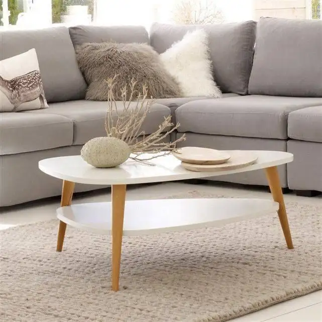 Modern side hospitality table MDF wood with water-resistant melamine layer MS-11532