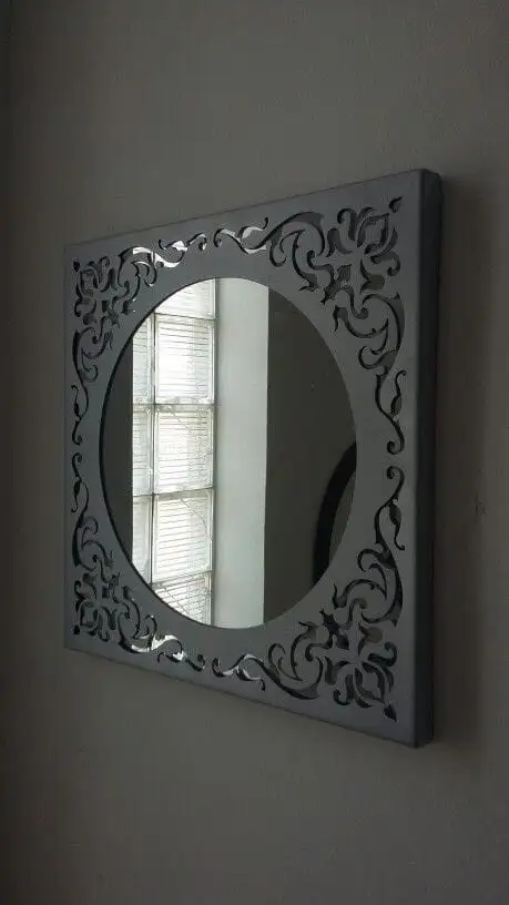 مراية ديكور معدن دهان الكتروستاتيك وزجاج MS-13203