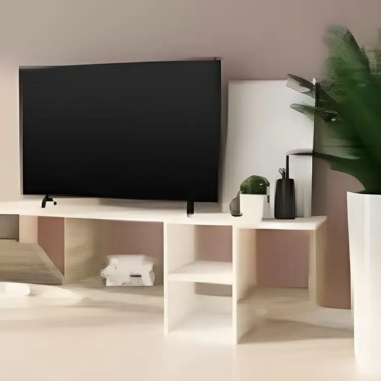 Modern TV unit MDF wood MS-10856