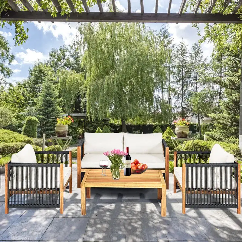 Elegant outdoor living room set with table MS-10348