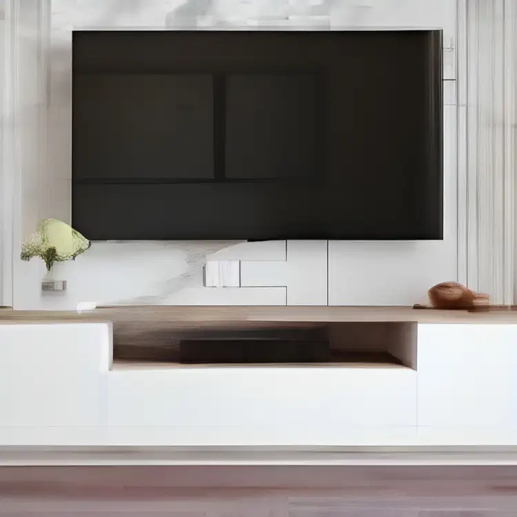 Modern TV unit MDF wood MS-10837