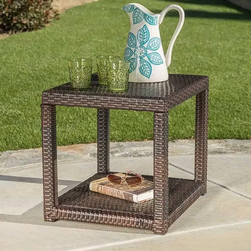 ترابيزه خارجيه من رتان عالي الجوده MS-10137