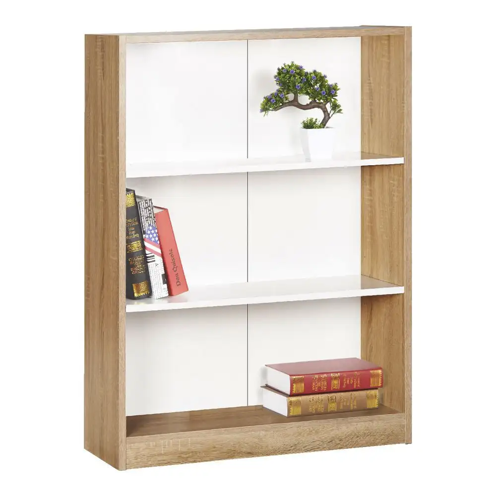مكتبة ديكور حديد بأرفف خشب MDF مستورد MS-8689