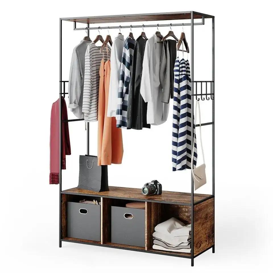 دريسنج روم مصنوع من ستيل معالج الكتروستاتيك و خشب كونتر عالي الجودة MS-11590