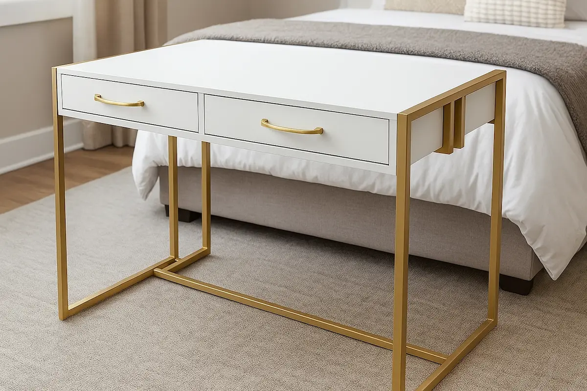 تسريحة مودرن ستيل دهان الكتروستاتيك وخشب MDF عالي الجودة MS-11665