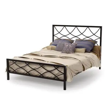 سرير مودرن مصنوع من ستيل دهان الكتروستاتيك MS-13161