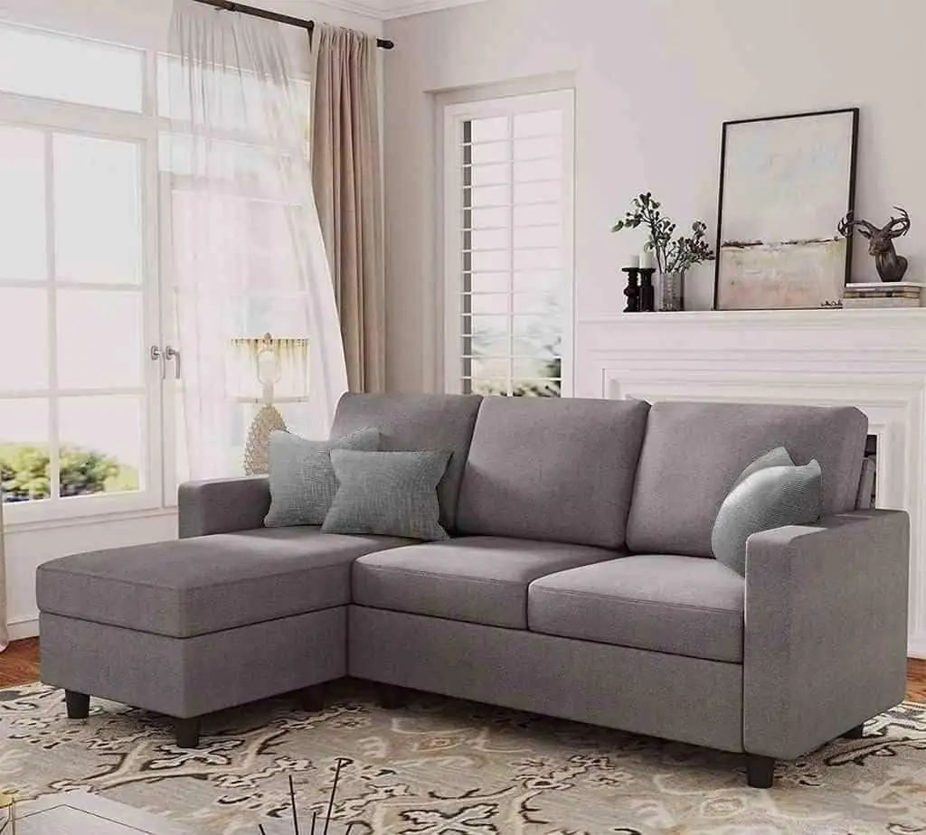 ركنة مودرن 250×180 سم خشب زان أحمر وقماش كتان أو قطيفة عالي الجودة MS-10944