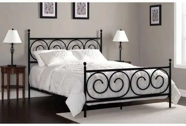 سرير مودرن مصنوع من ستيل دهان الكتروستاتيك عالي الجودة  MS-13167