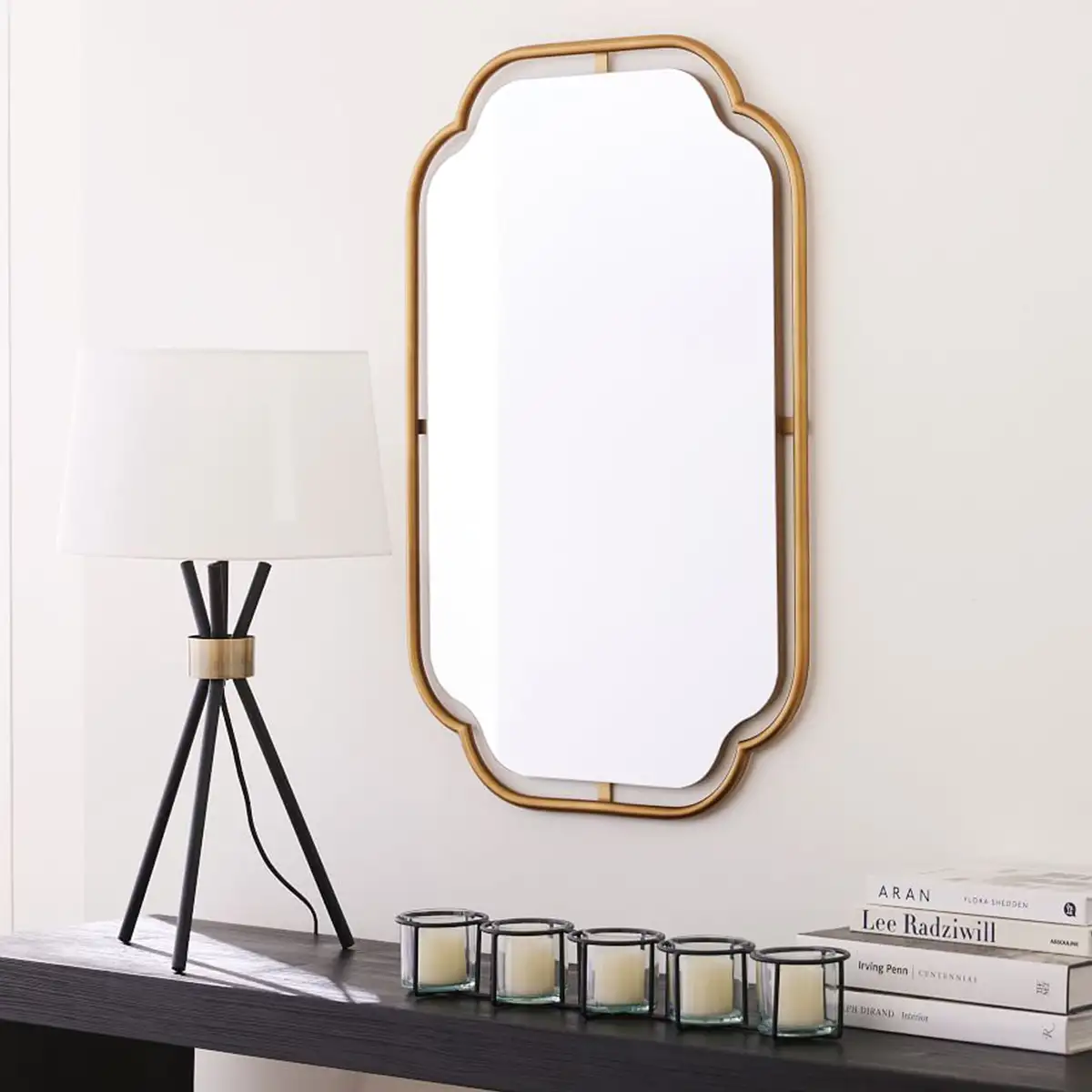 مراية ديكور باطار معدن دهان الكتروستاتيك MS-8561