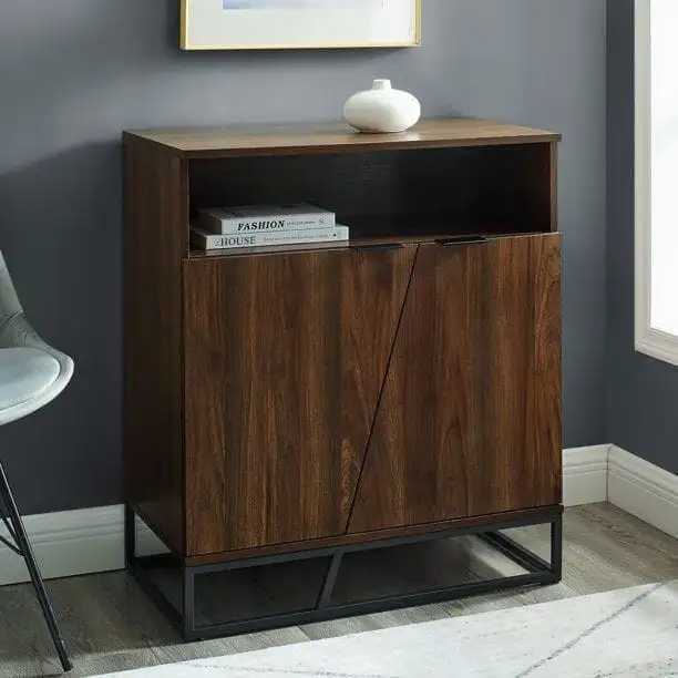 جزامه مودرن حديد معالج الكتروستاتيك و خشب كونتر عالي الجودة MS-12021