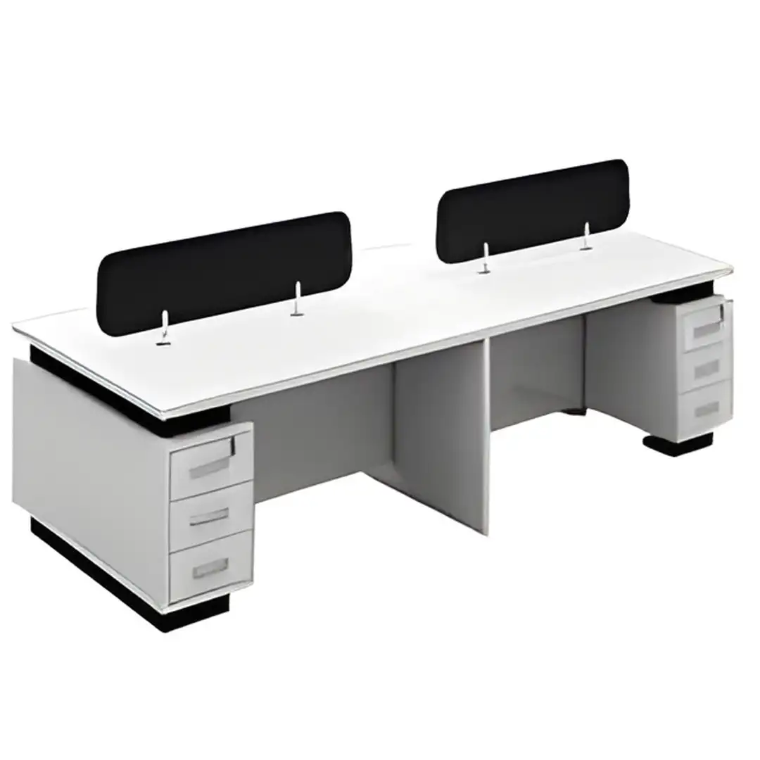 خلية عمل مودرن خشب MDF الفردي 100× 60×75 سم الكلية 200 سم × 120 سم MS-13022