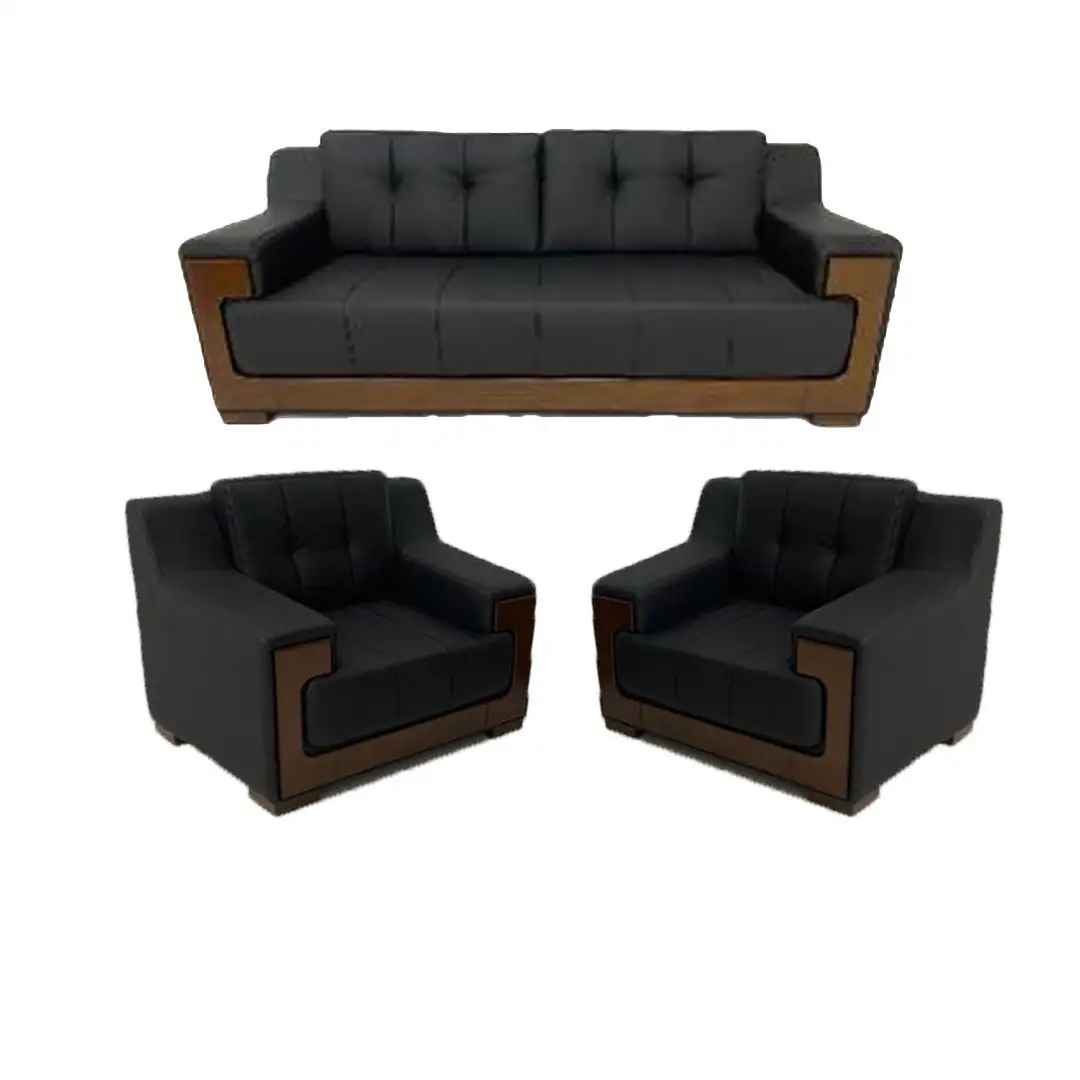  انتريه استقبال مكتبي كنبة 3 فرد وكرسي فوتيه  MS-9696